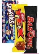 Nestle Minis(Bar One, Tex Or Smarties)-24's