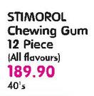 Stimorol Chewing Gum-12 Piece(All Flavours)-40's