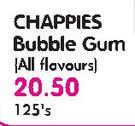 Chappies Bubble Gum(All Flavours)-125's