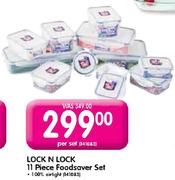 Lock N Lock Foodsaver Set-11 Piece-Per Set