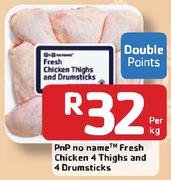 PnP No Name Fresh Chicken 4 Things And 4 Drumsticks-Per Kg