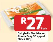Dairybelle Cheddar Or Gouda Easy Wrapped Slices-400g Each