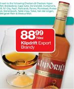 Klipdrift Export Brandy-750ml