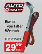 Auto Craft Strap Type Filter Wrench