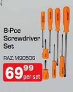 8 Piece Screwdriver Set-Per Set