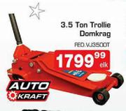Auto Craft 3.5Ton Trollie Domkrag