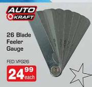 Auto Craft 26 Blade Feeler Gauge