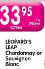 Leopard's Leap Chardonnay or Sauvignon Blanc-750ml