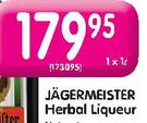 Jagermeister Herbal Liqueur-1Ltr