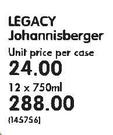 Legacy Johannisberger-12 x 750ml