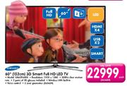 Samsung 60"(152cm) 3D Smart Full HD LED TV UA60F6400