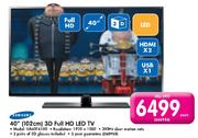 Samsung 40"(102cm) 3D Full HD LED TV UA40F6100