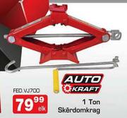 Auto Kraft 1 Ton Skerdomkrag (FED.VJ700)-Elk