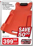 Auto Kraft Mechanics Garage Creeper (FED.AM1200)-Each