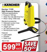 Karcher 1100 High Pressure Cleaner (FED.K1100)-Each
