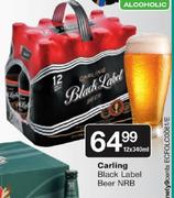 Carling  Black Label Beer NRB-12 X 340ml