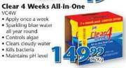 Clear 4 Weeks All-In-One VC4W-1.2kg