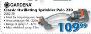 Gardena Classic Oscillating Sprinkler Polo 220 2082-20