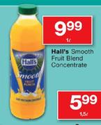 Hall's Smooth Fruit Blend Concentrate-1L