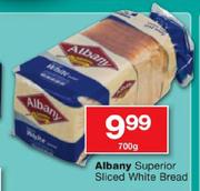 Albany Superior Sliced White Bread-700g