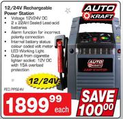 Auto Craft 12/24 Rechargeable Power Station
