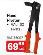 Hand Riveter With 60 Rivets