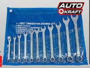 Auto Craft 6 Pcs 10-17mm Combination Spanner Set