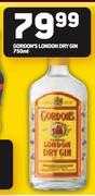 Gordon's London Dry Gin-750ml