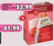 Robertson Winery Natural Sweet Rose-3L