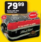 Black Label Beer-12x440ml Cans