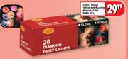Santa's Choice Indoor Non-Flashing Diamond Fairy Lights-20's