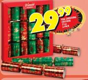 Foil Christmas Crackers 27cm-Per Pack
