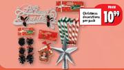 Christmas Decorations-Per Pack