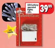 LED Battery-Operated Lights-20's