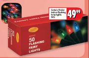 Santa's Choice Indoor Flashing Fairy Lights-50's