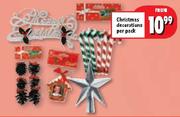 Christmas Decorations Per Pack