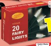 Santa's Choice Indoor Non-Flashing Fairy Lights-20's
