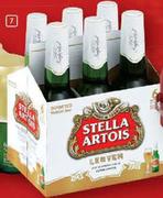 Stella Artois Lager Non-Returnable Bottles-6x330ml