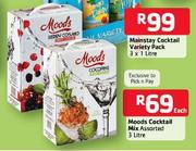 Moods Cocktail Mix Assorted-3ltr Each