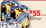 Bavaria Malt 0.0% Assorted Flavours-6x330ml Per Pack