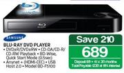Samsung Blu-Ray DVD Player-BD-F5100