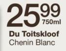 Du Toitskloof Chenin Blanc-750ml