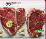 Beef Club & T-Bone Steak-Per Kg