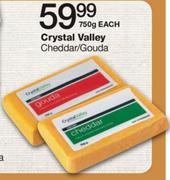 Crystal Valley Cheddar/Gouda-750G Each
