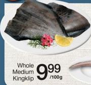 Whole Medium Kingklip-Per 100G