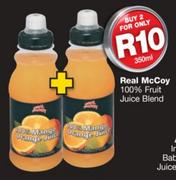 Real Mccoy 100% Fruit Juice Blend-2 x 350ml