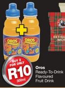 Oros Ready-To-Drink Flavoured Fruit Drink-2 x 300ml