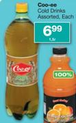 Coo-ee Cold Drinks Assorted-1.5L 