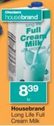 Housebrand Long Life Full Cream Milk-1L