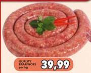 Quality Braaiwors-Per Kg